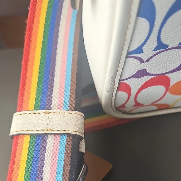 Coach Logo Leather Crossbody Bag - Picture 11 of 11